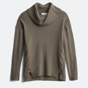 Cozy Green Cowl Neck Sweater